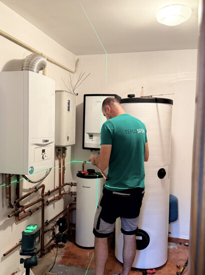 Модернизация котельной в Ровно: интеграция теплового насоса Vaillant 12 кВт и бивалентного бойлера Reflex 300 л # 7